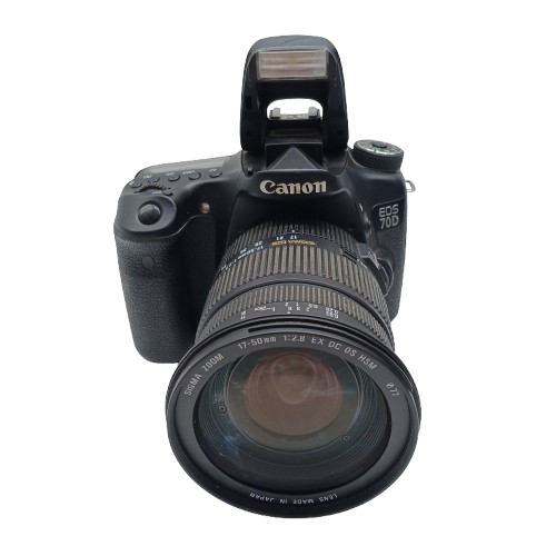 Canon EOS 70D Digital Camera With Battery And Battery Charger *Flash Clip Broken (WR 1391020)