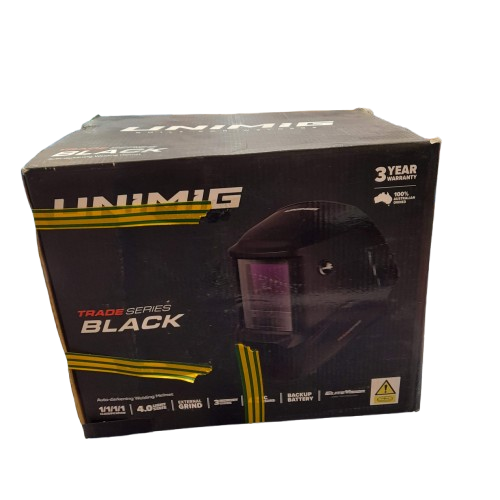 UNIMIG Trade Series Welding Helmet U21020 Black (GE)