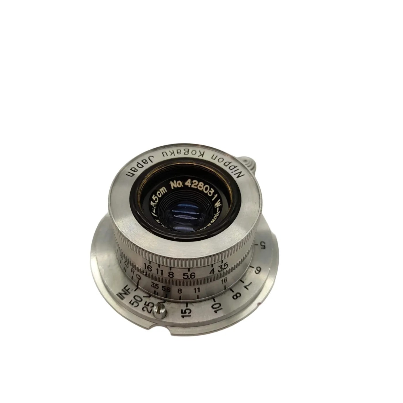 Nikkor Nippon Kogaku W-Nikkor Lens 428031 1:3.5 F3.5cm Vintage (WL 1418520)