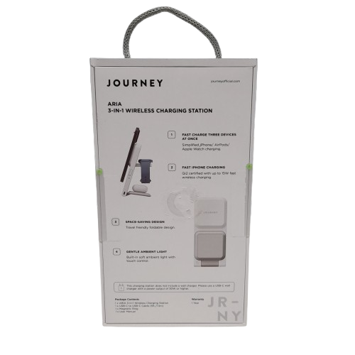 Journey Aria (JPTWC3WH) 3-In-1 Wireless Charger in Box (LN)