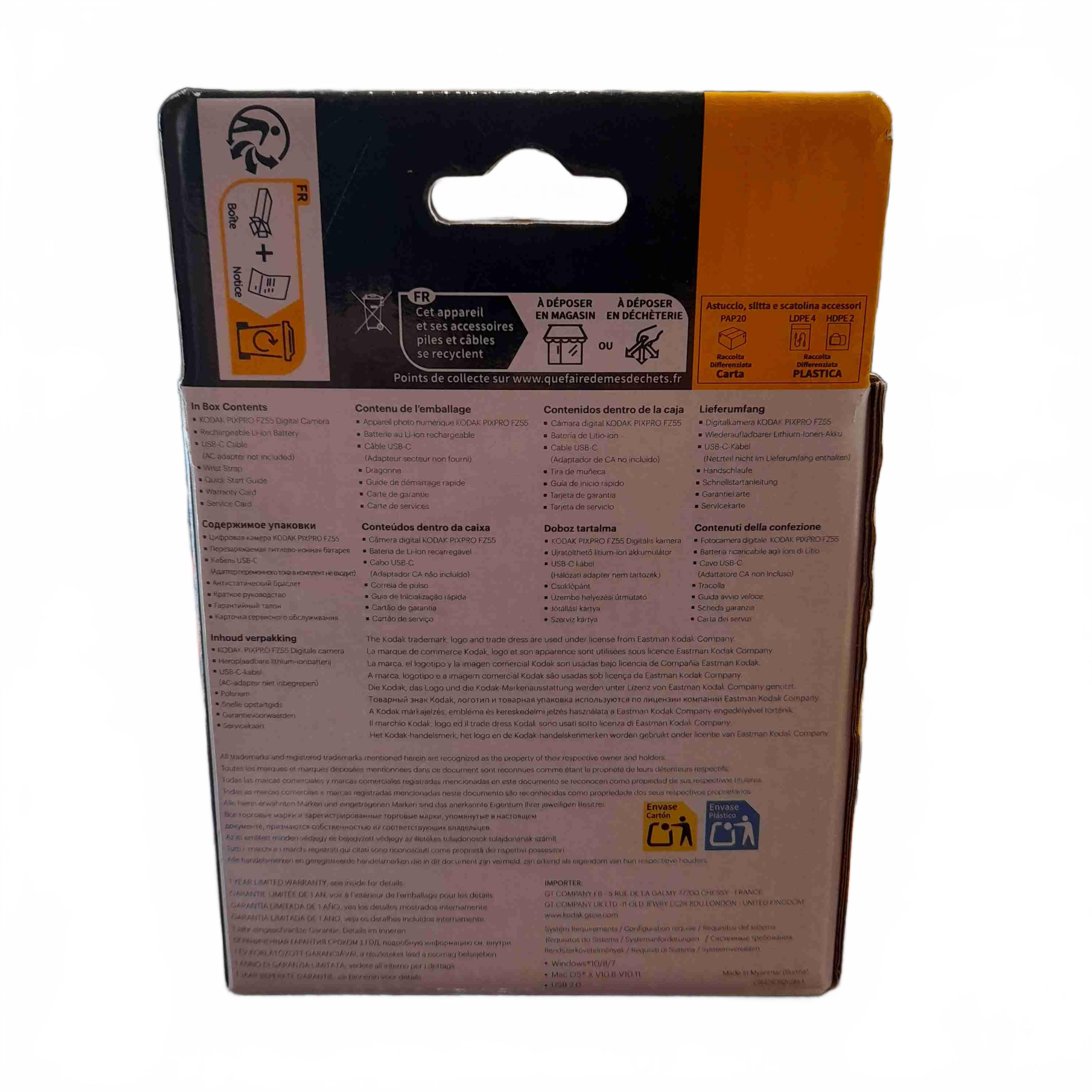 Kodak Pixpro FZ55 Digital Camera FZ55 (GE)