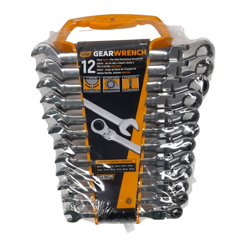 GearWrench 12-Piece Flex Head Ratcheting Wrench Spanner Set