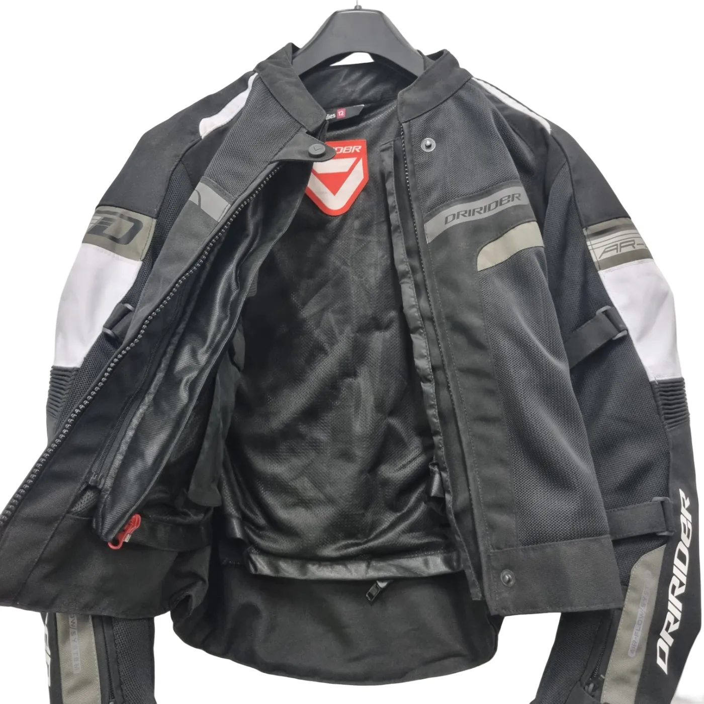 Dri-Rider AR-5 Women’s Motorbike Jacket Black/White (WR 1400099)