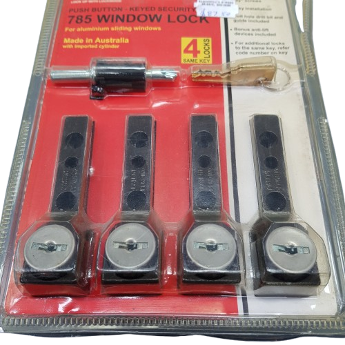 LOCKWOOD 785 WINDOW LOCKS Like New In Packaging