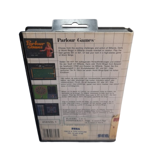 Parlour Games Sega Master System (LN)