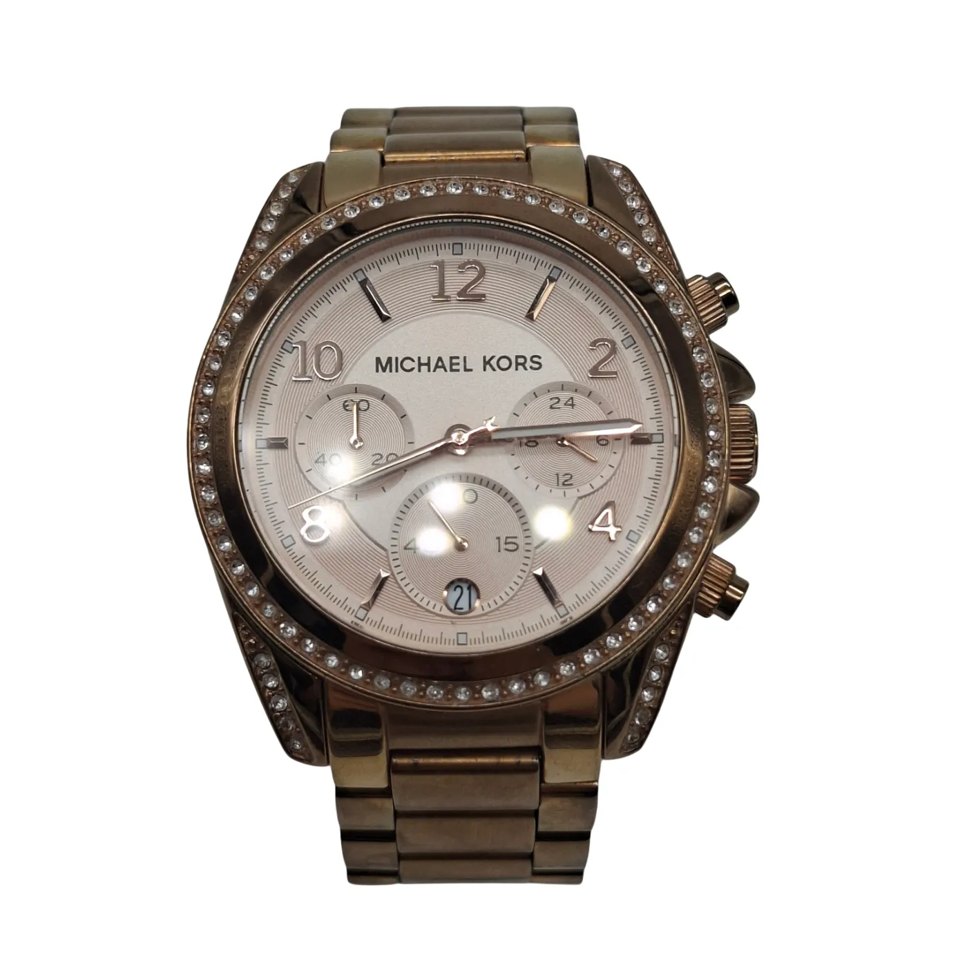 Michael Kors Blair Chronograph Watch MK5263 Rose Gold (WR 1399891)
