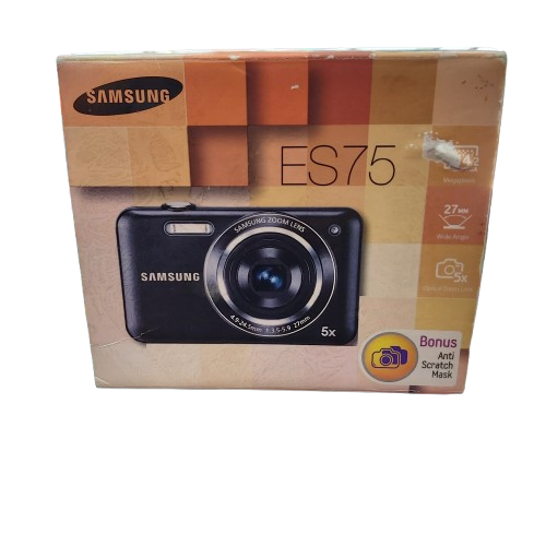 Samsung ES75 Blue Digital Camera With Case And Box (CP-1359883)