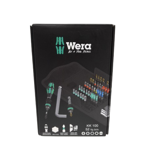 Wera KK 100 52Pce Driver Bit Set Like New (MR)