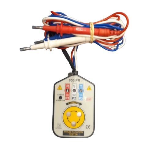 SEW 855 PR Phase Tester with Cables and Soft Bag (LN)