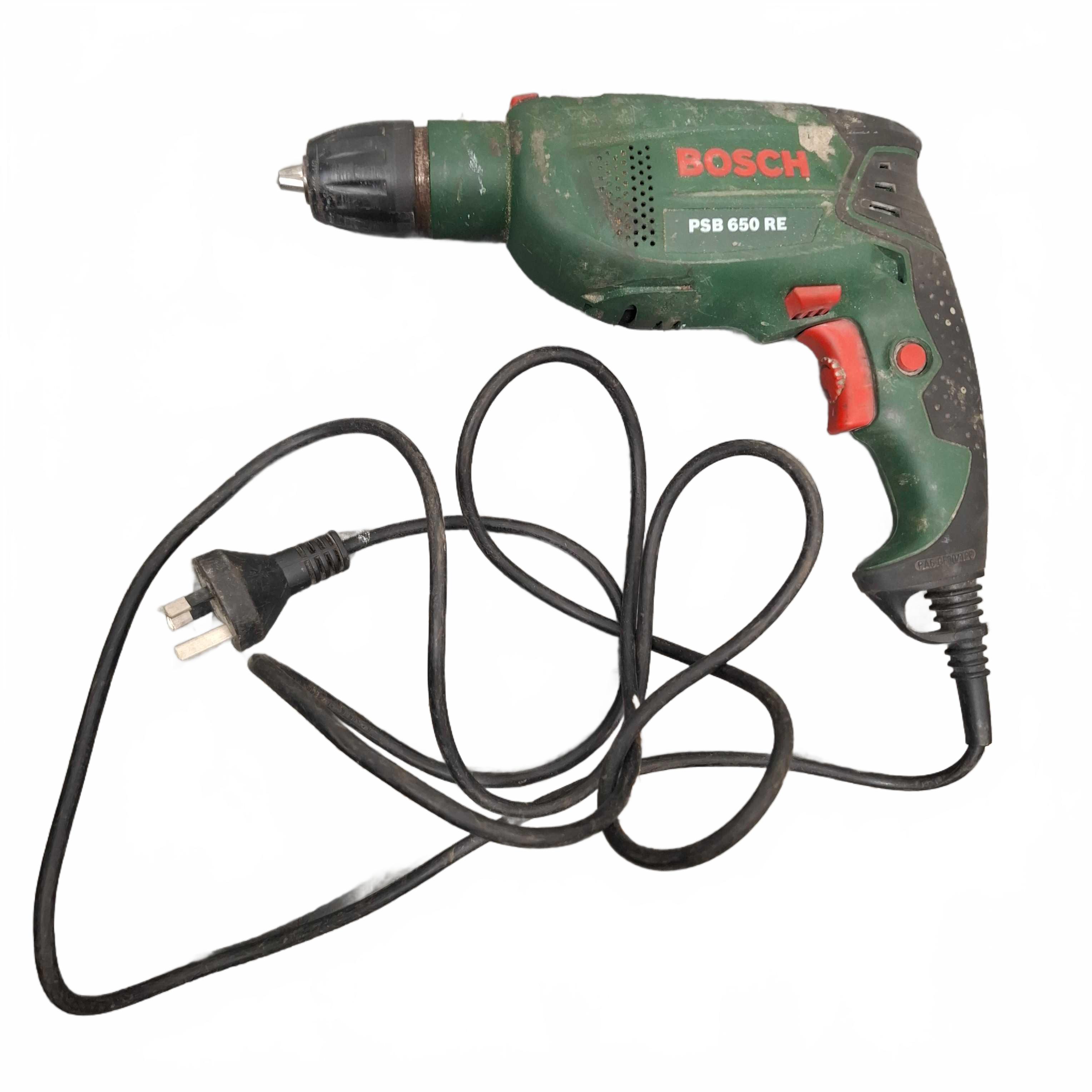 Bosch PSB 650 RE Corded Hammer Drill Green With Case And Bits (WR 1425726)