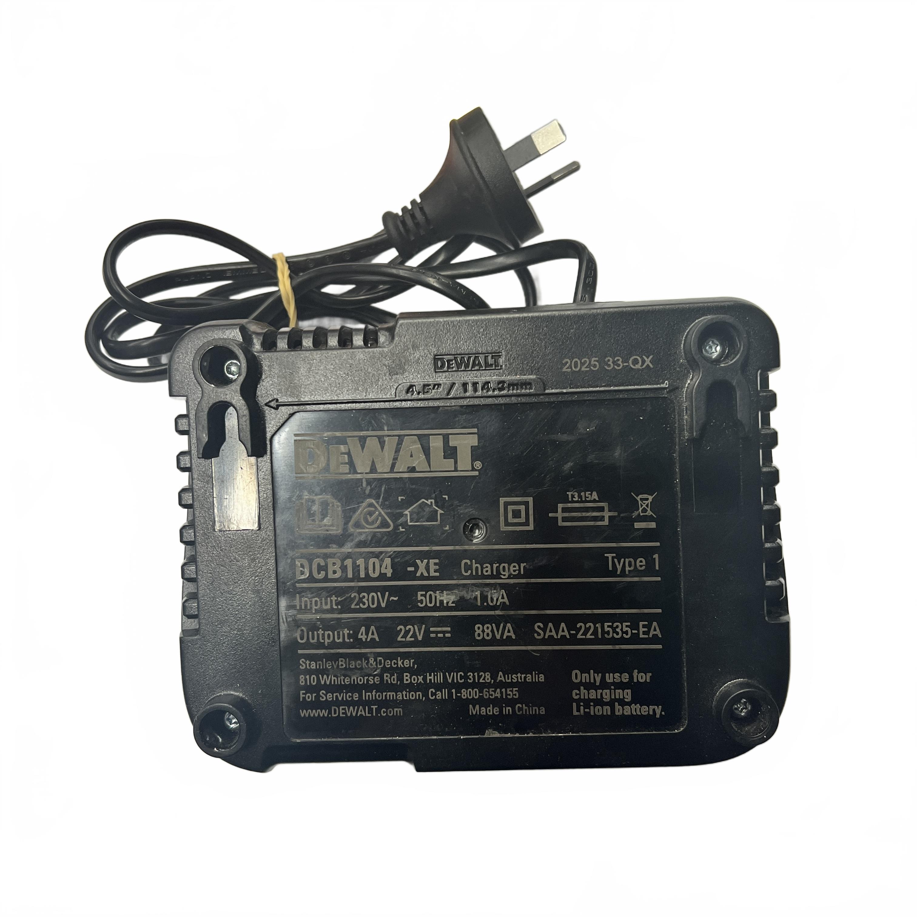 Dewalt Battery Charger DCB1104 (MK)