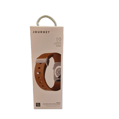 Journey Urban Leather Apple Watch Band Only Brown (lel)