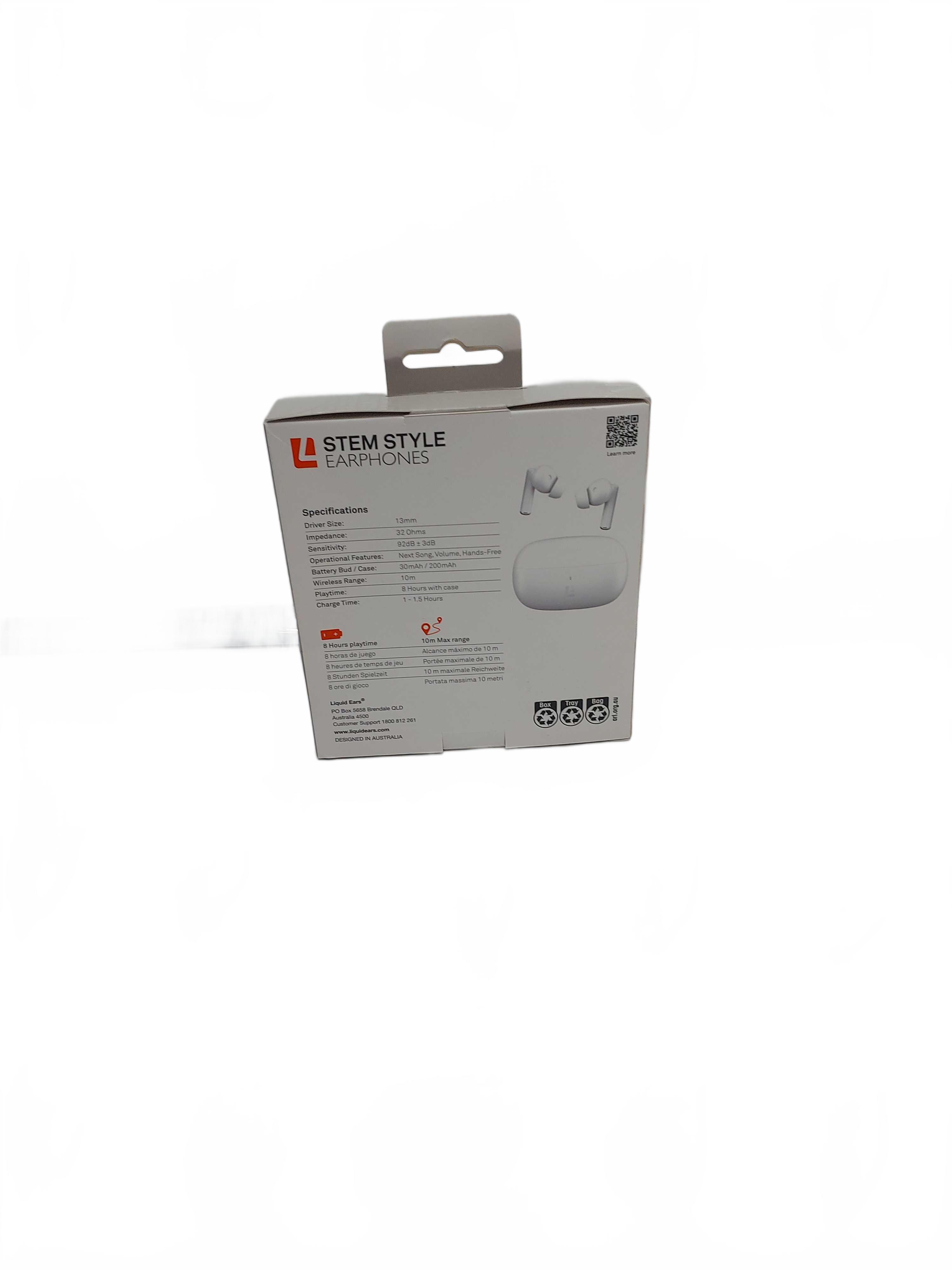Liquid Ears Ear Phones White (GB1431248)
