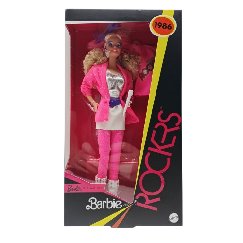 Barbie Figurine Rockers 1986 Pink (1431340)