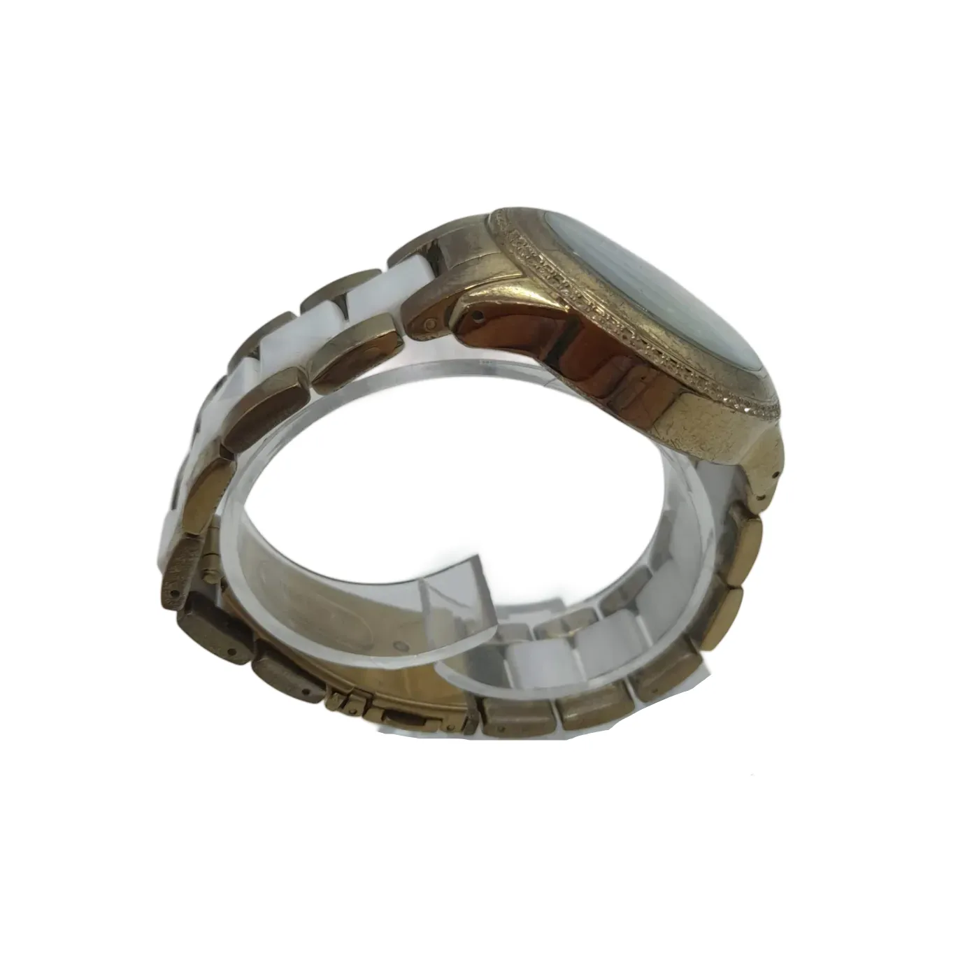 Ladies White/Gold Pierre Cardin Analogue Watch 5425 (WL)