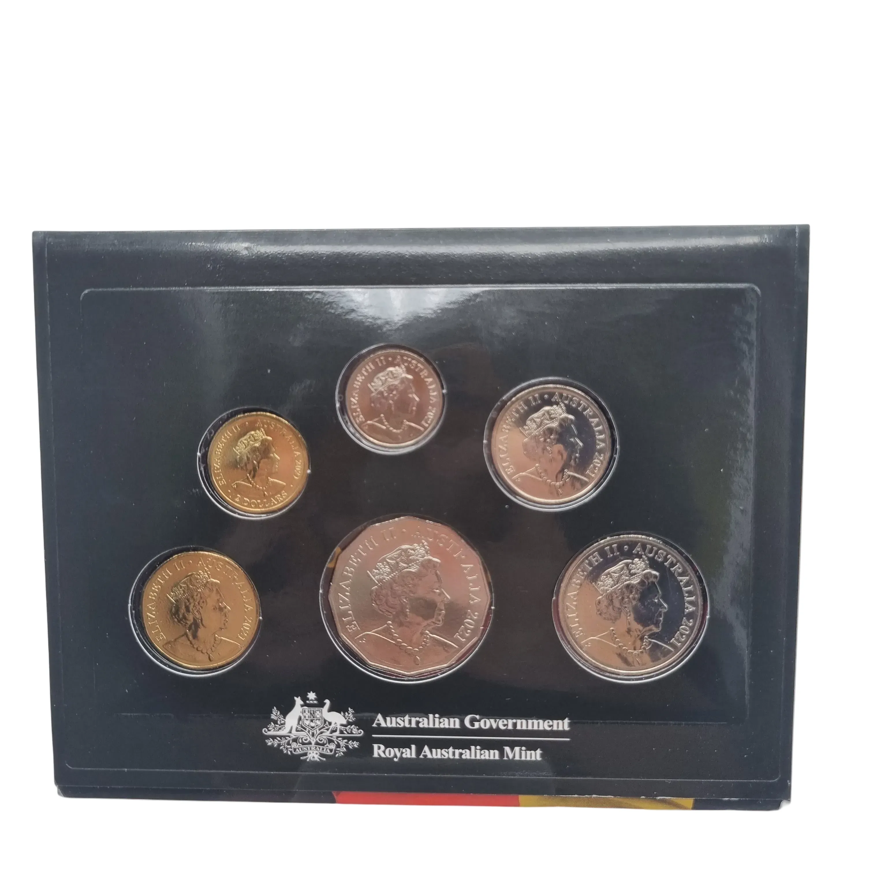 Royal Australian Mint: One Flag, Many Nations – 50th Anniversary of the Aboriginal Flag 2021 Uncirculated Coin Set