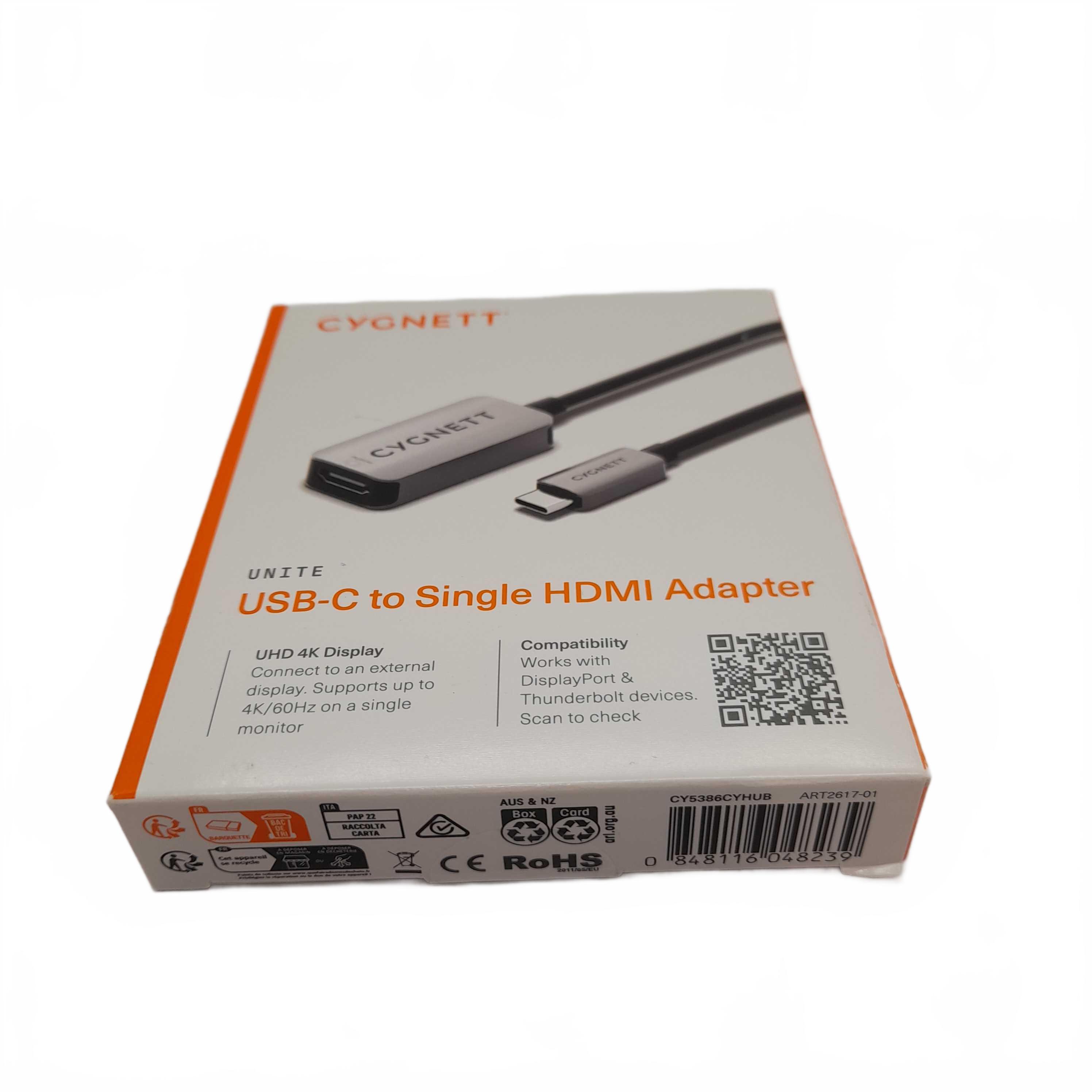 Cygnett USB-C To Single HDMI Cable (WR 1425200)