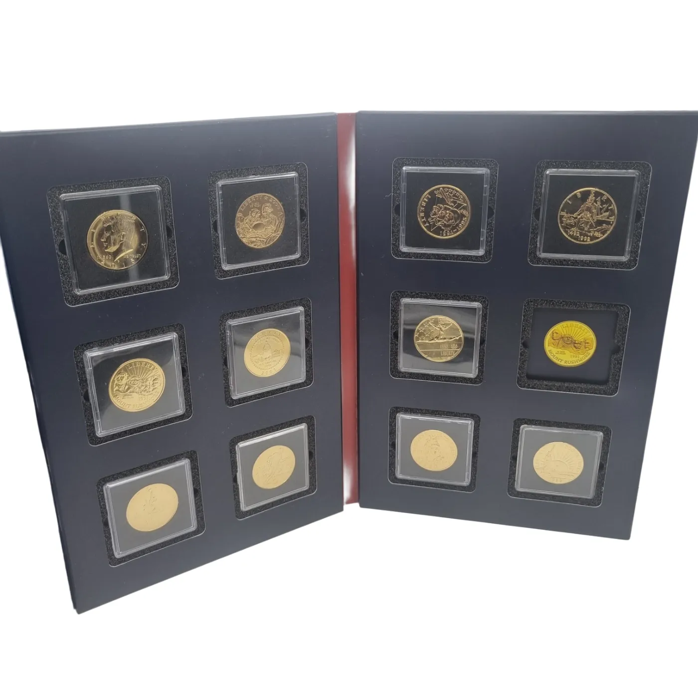 US COIN SET COMMERMORATIVE  HALF DOLLAR (MISSING ONE)
