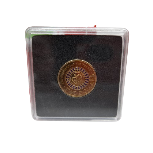 2013 $2 Queen’s Coronation Purple Coloured Collectable Coin (MR)