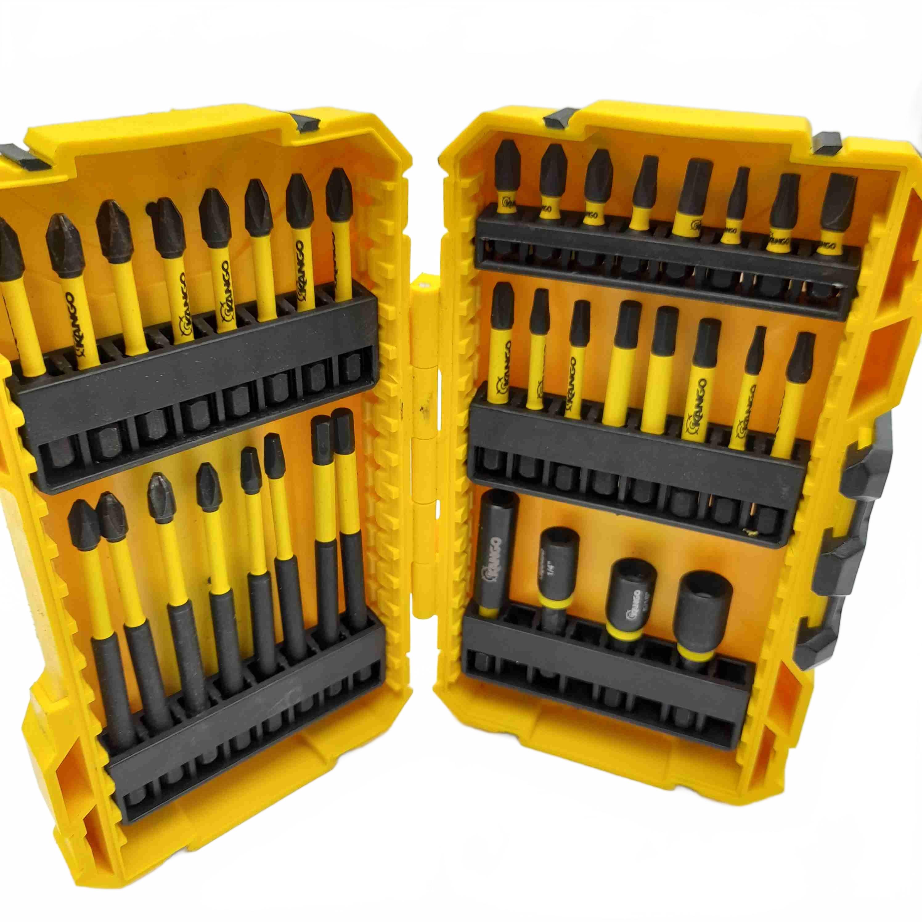 Kango Drill Bits Hypertorqe Fasteners Black In Yellow Case (WL1436587)