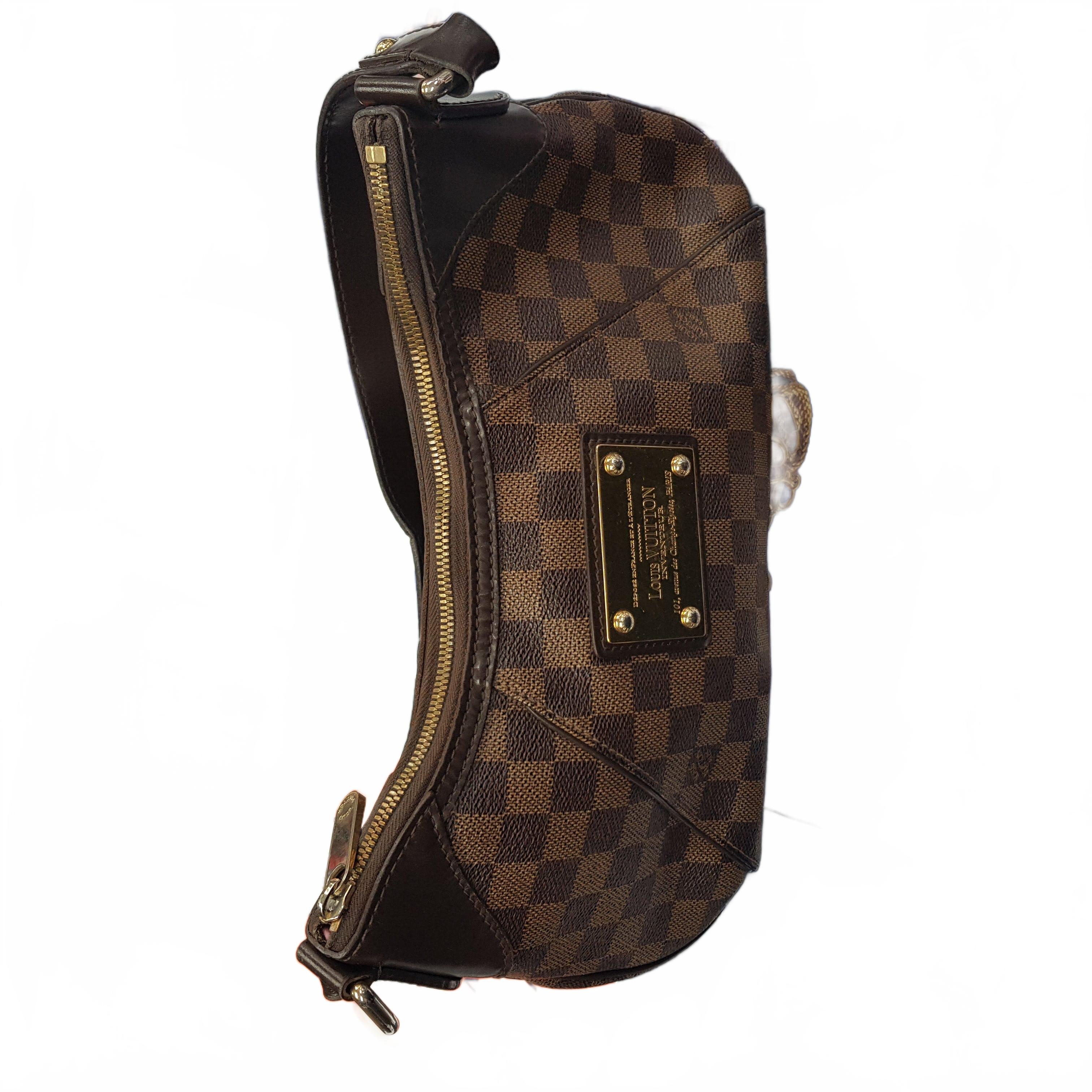 Louis Vuitton Thames Damier Ebene Shoulder Bag Brown (MR)