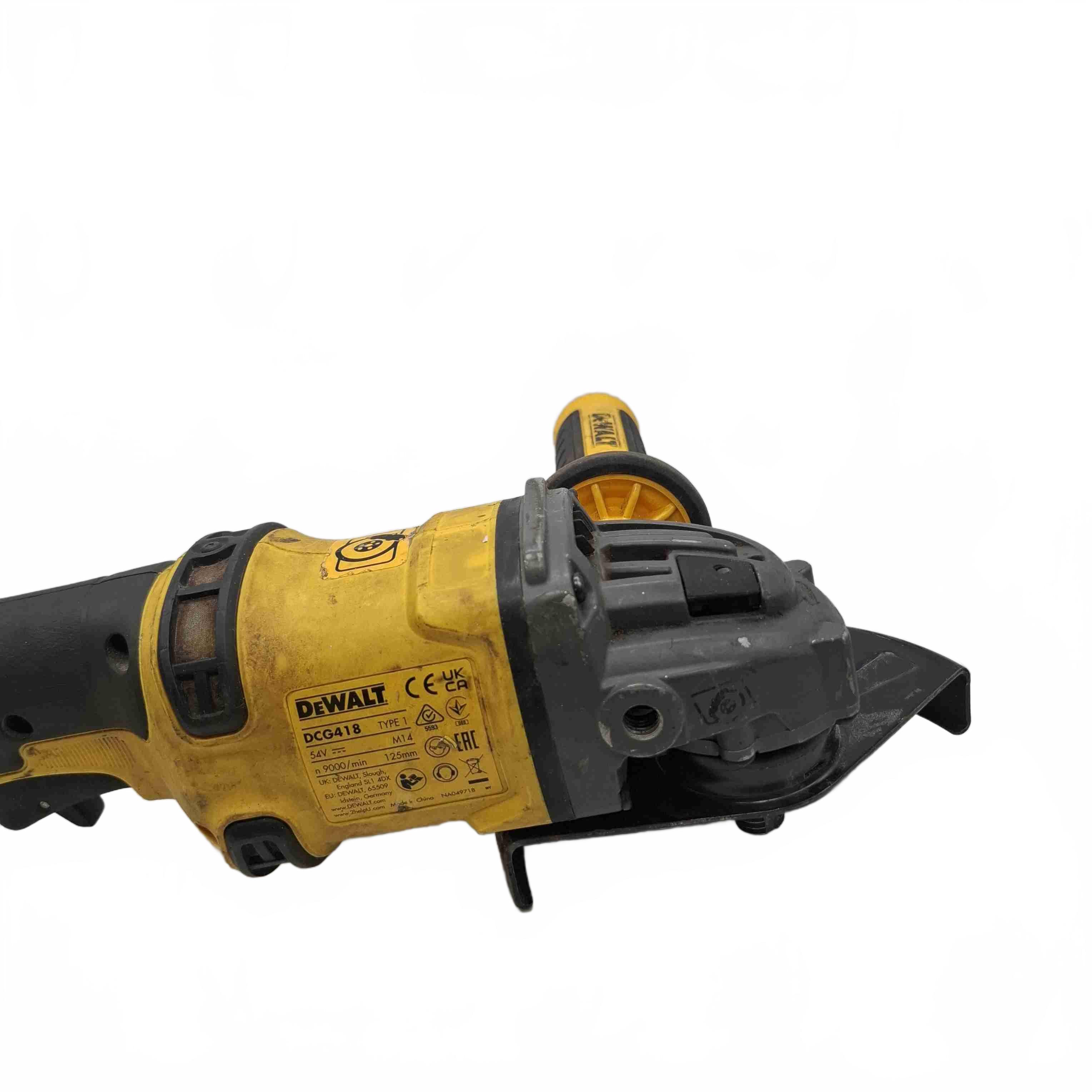 Dewalt Angle Grinder DCG418 XR Flex Volt Skin Only (WR 1434430)
