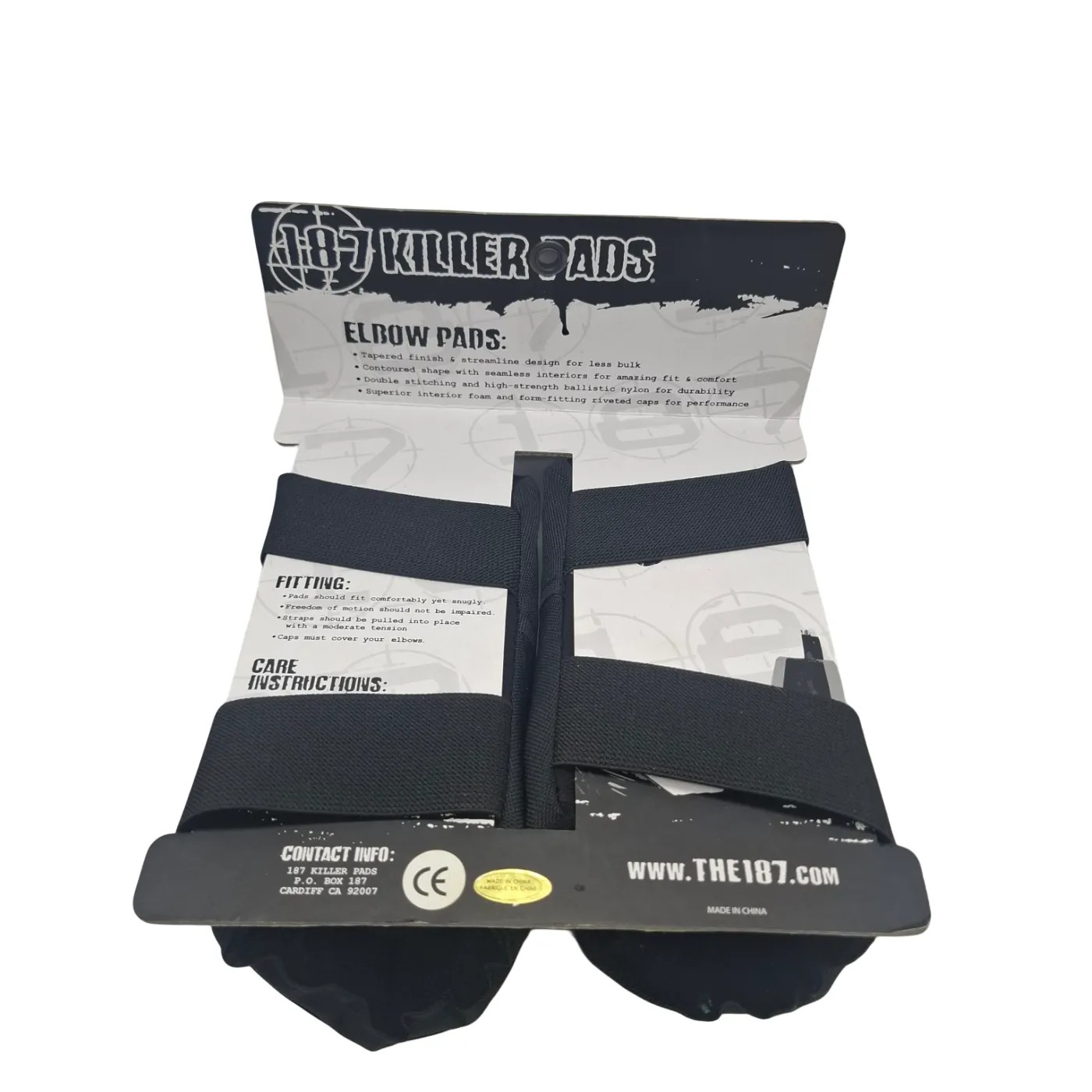 187 Killer Elbow Pads Medium Black  (WR1407203)