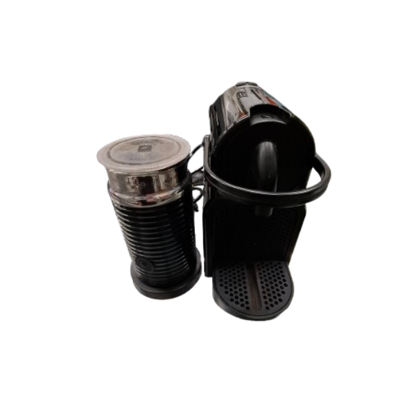 Nespresso DeLonghi EN80.BAE Inissia Coffee Machine with Aeroccino Black (JN) (Used)