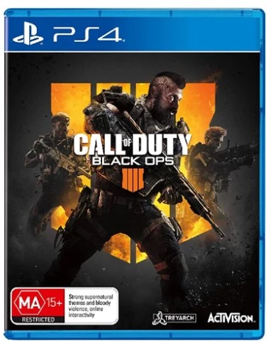 Call Of Duty Black Ops 4 PS4 Game Good No Manual