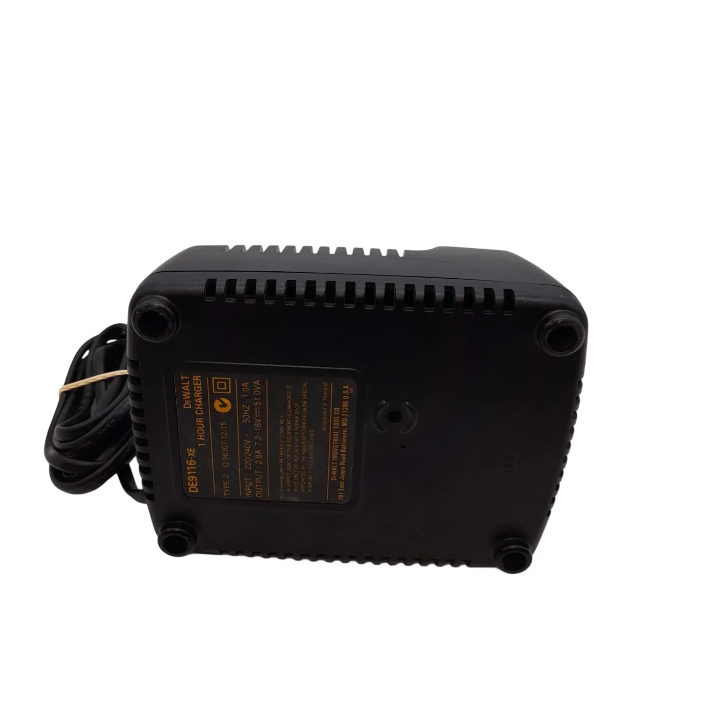 DEWALT DE9116-XE Battery Charger (WL)
