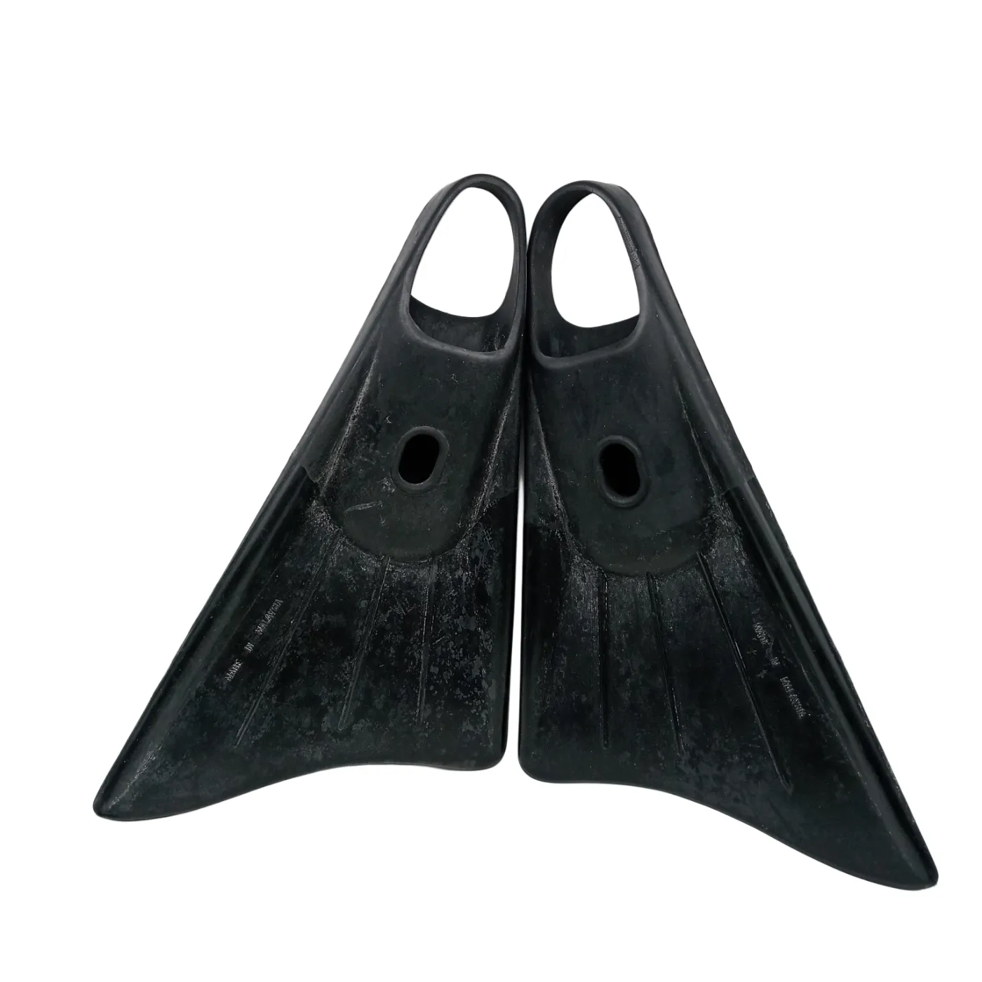 World Bodyboards Flippers Stealth Black + Case (Kids XS) (WR)