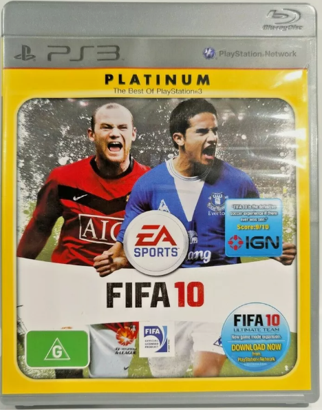Fifa 10 Platinum Edition Playstation 3 Very Good Condition With Manual