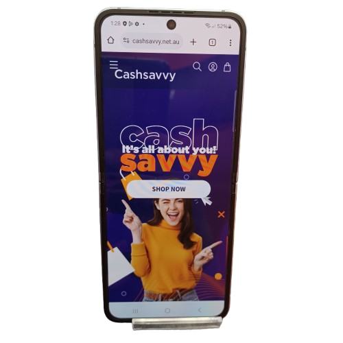 *Sold As Is* Samsung Galaxy Z Flip 6 256GB SM-F741B Mobile Phone *Won’t Read Sims – PARTS ONLY* (WR 1343576)