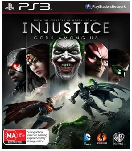Sony Playstation 3 Injustice Gods Among Us, Excellent USED Condition, With Case + Manual (GE 7782)