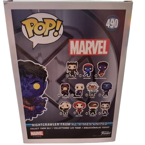 Funko Pop! Vinyl Marvel #490 Nightcrawler 2020 Summer Convention, Excellent Condition, With Box