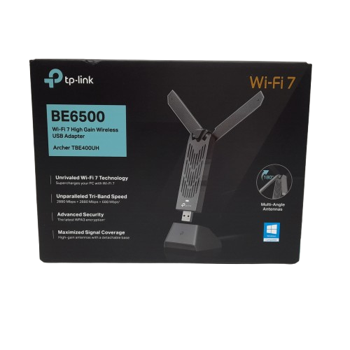 TP-Link ARCHER-TBE400UH BE6500 WiFi 7 Hight Gain Wireless USB Adapter (MR)