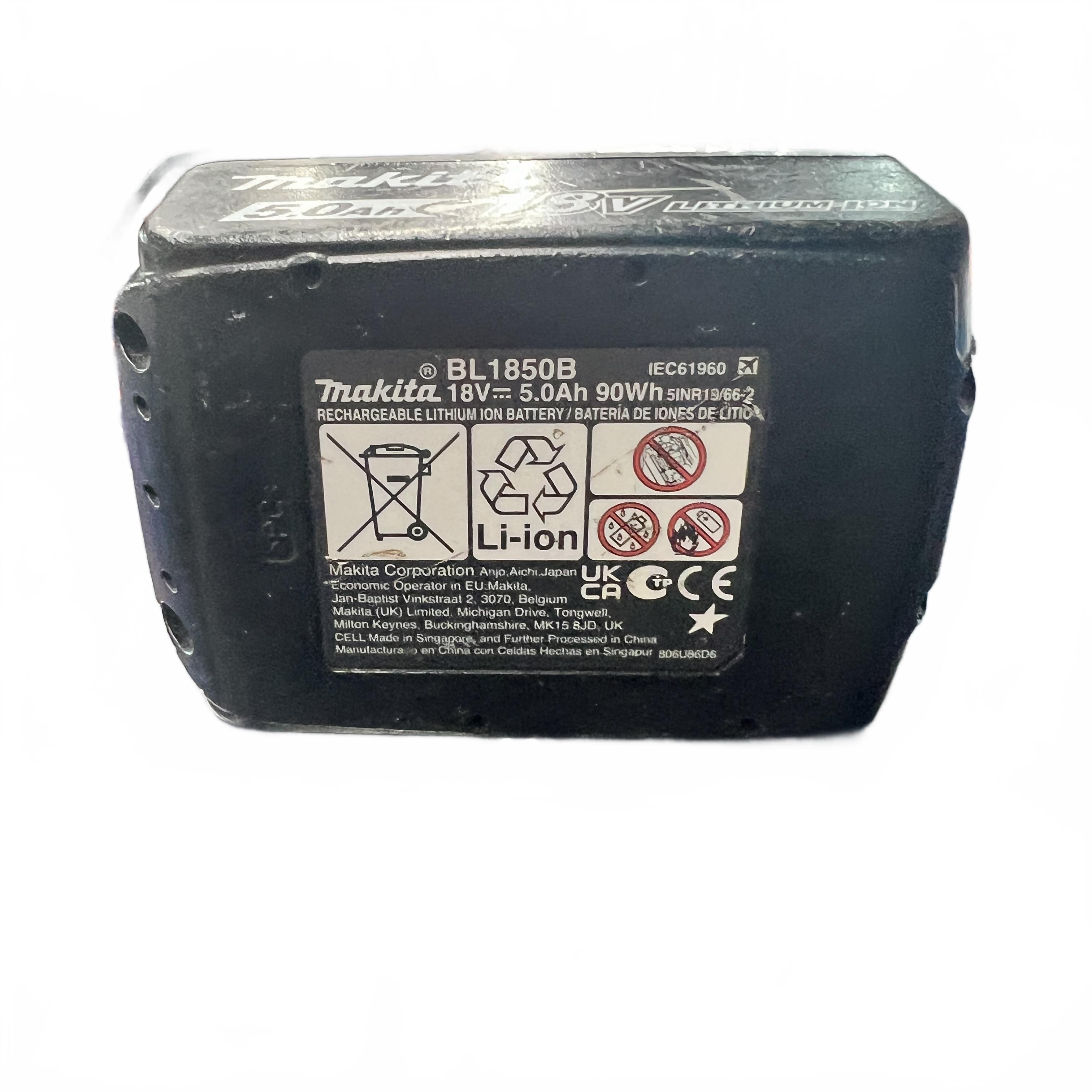 Makita 18V LXT 5.0Ah Lithium-Ion Battery BL1850B (MK)
