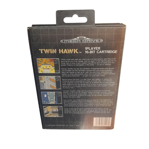 Sega Mega Drive Twin Hawk Game with Case No Manual (LN)