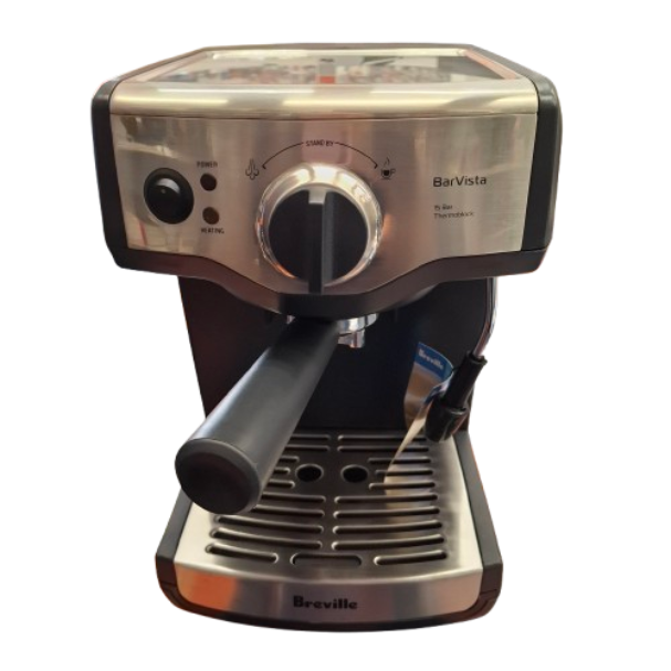 Breville BarVista BES200 Silver Coffee Machine (JN)
