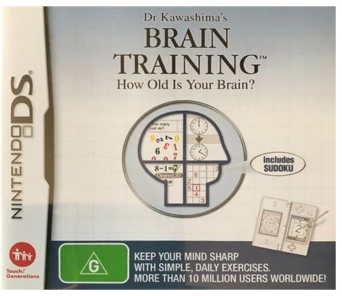 Dr. Kawashima’s Brain Training Nintendo DS Game In Case Good Condition (GE1353845)