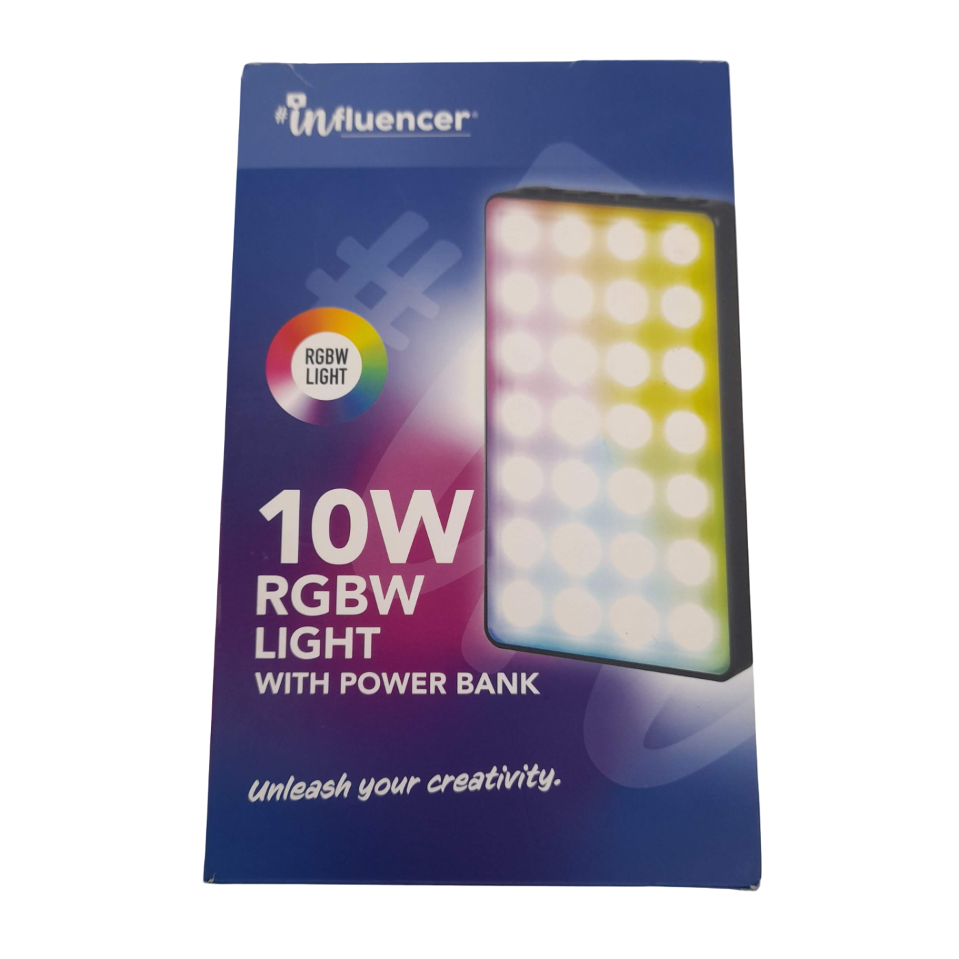 Influencer 10W RGBW Light and Powerbank (WL)