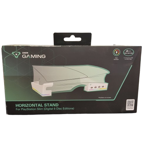Laser PS5 Slim RGB Stand with USB Ports (MR)