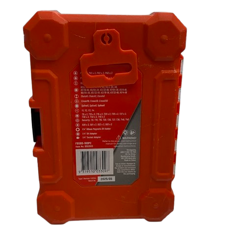 Full Boar 100 Piece Assorted Screwdriver Bit Set – FBSBS-100PC (NG)