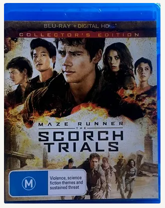 Maze Runner The Scorch Trials Collectors Edition Blu Ray – Very Good Condition
