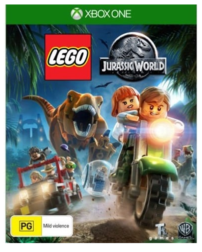 Lego Jurassic Park XBOX ONE Game- Good Condition in Case with Manual (LE)