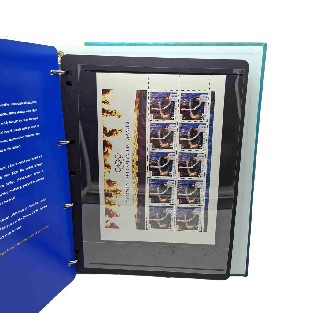 Australia Post Stamp Collection Sydney 2000 Olympic Blue (WR 1431458)