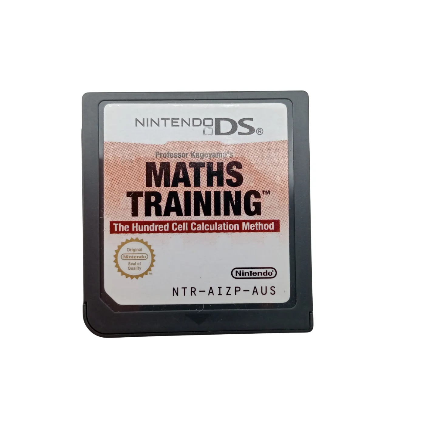 Nintendo DS Cartridge – Professor Kageyama’s Maths Training: The Hundred Cell Calculation Method