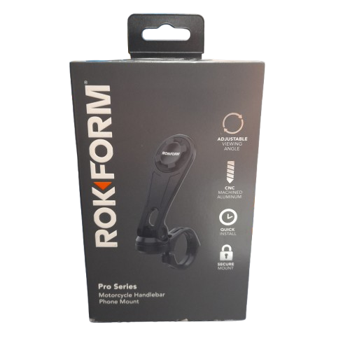 ROKFORM 334101P2 Motorcycle Handlebar Phone Mount in Box (MR)
