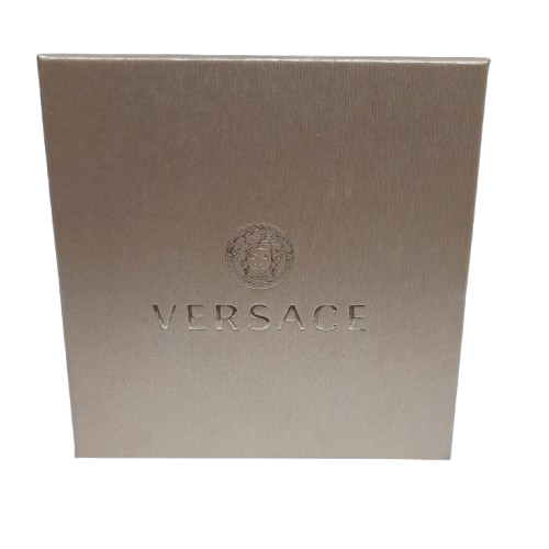 Versace V-Palazzo Men’s Watch VE2V00422 Black Dial Two-Tone Stainless Steel with Box and Authentication (LN)
