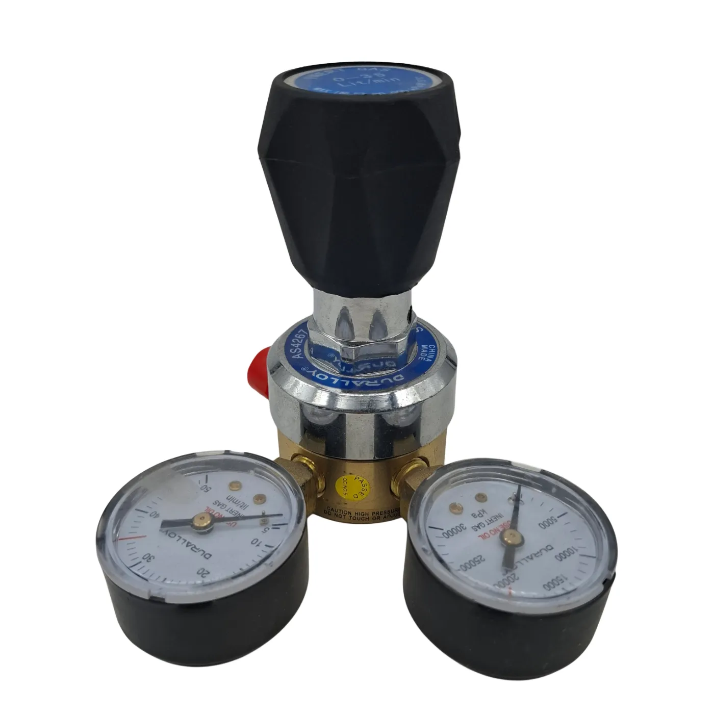 Duralloy AS4267 2 Gas Pressure Gauge Head Silver And Black (WR 1419313)